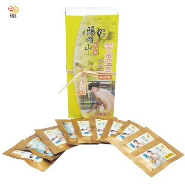月陽台灣陽明山白璜溫泉濃縮黃金塊溫泉包10包超值組(GO10)