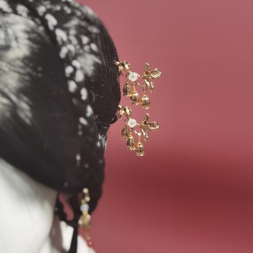 念念桃花原創設計雨霖鈴 古風鈴蘭簪子明制漢服發簪復古旗袍發飾