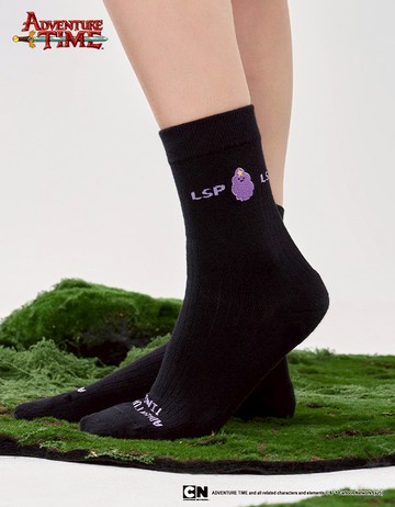 【探險活寶】腫泡泡公主襪- 黑