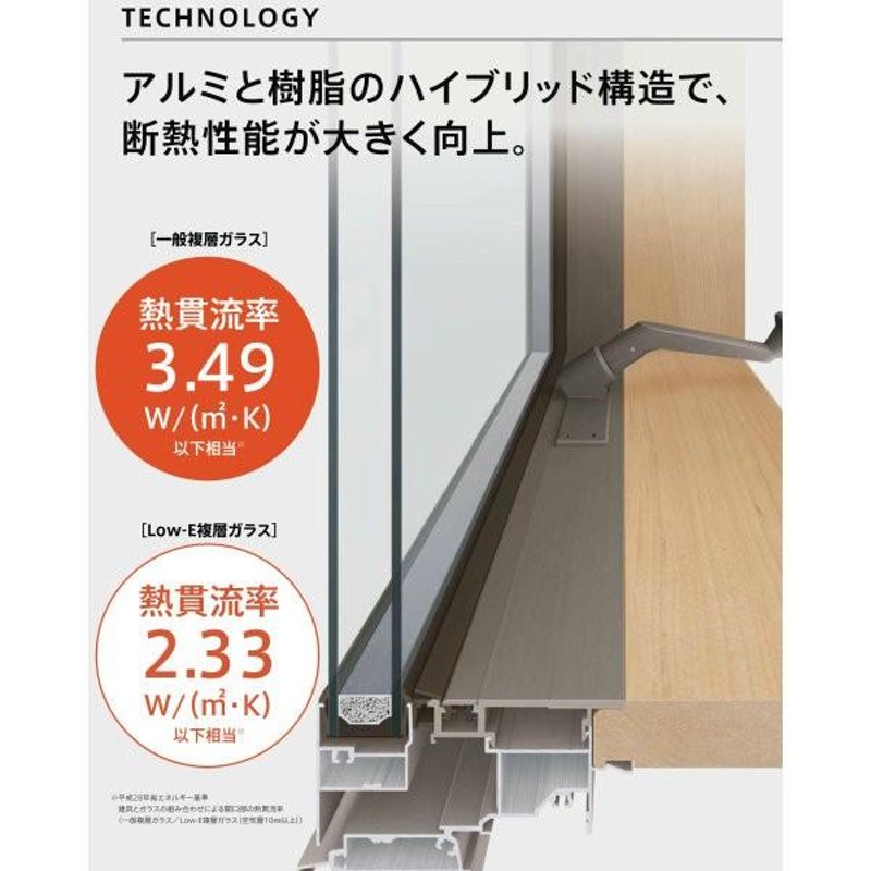 人気アイテム サーモスII-H 引き違い 2枚建て 目隠し可動ルーバー付き