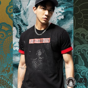 【首降買1送1↘滿額再折㊙】龍魂之魄油印滿龍LOGO短TEE - BLUE WAY 地藏小王