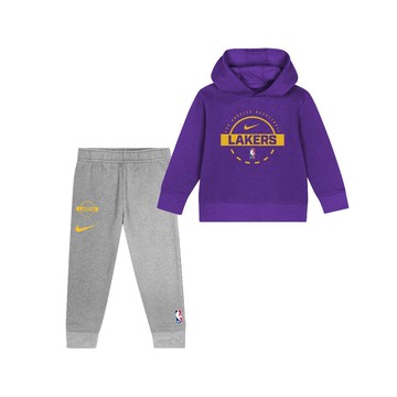 NIKE NBA 幼兒 連帽 刷毛套裝 湖人隊