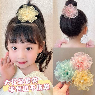 【MU Atelier 現貨】兒童髮夾 兒童髮飾 女童髮飾 韓系髮夾 小髮夾 可愛髮夾 瀏海 馬尾夾 側邊髮夾 花朵髮夾