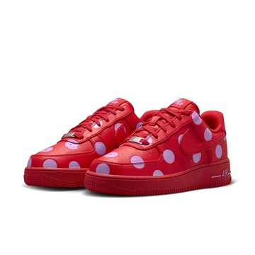 NIKE AIR FORCE 1 ’07 女休閒鞋 點點 紅-IR8647600
