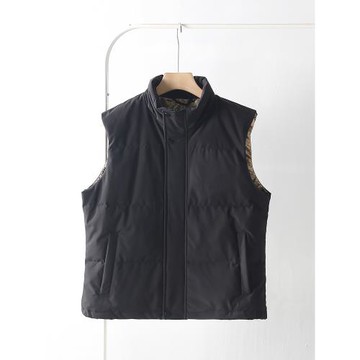 牛貨！鵝絨+石墨烯鎖溫！外貿男裝秋冬季蓬松保暖羽絨馬甲外套