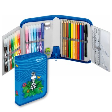 【點加金換購】【法國Maped】斑馬先生美術總匯(31件組)