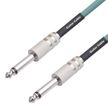 Bravo-u 強抗干擾 6.35mm 公對公 電子樂器 降噪音源連接線 1M