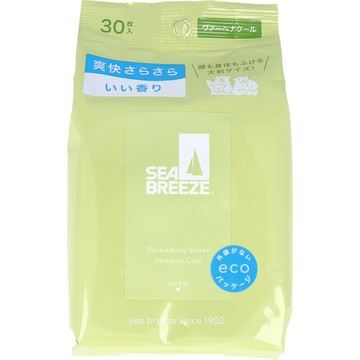 SEA BREEZE 全身用爽身濕紙巾 馬鞭草  1包  1入