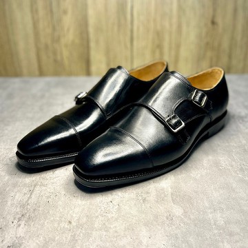 固特異手工真皮義式小方楦雙釦孟克鞋 Double Strap Monk 僧侶鞋