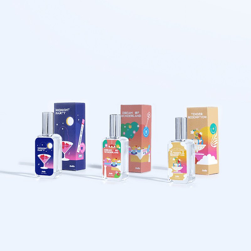 【插畫聯名款】Dalla淡香水35ml 隨時補香、禮物、舒壓、療癒
