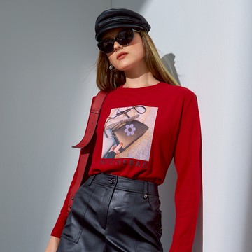 CLL巧玲瓏 小花背包韓系照片上衣 1253806