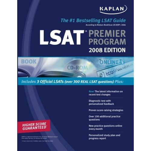 Kaplan LSAT 2008  Premier Program (w  CD-ROM)