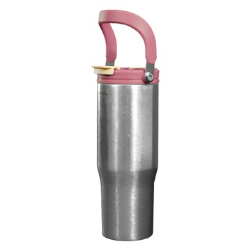 WOKY 沃廚 大提把極輕純鈦保溫瓶  無畏紅  1個  900ml