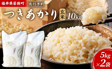 令和5年産福井県若狭町つきあかり（一等米）玄米　10kg（神谷農園） 5kg×2袋