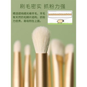 逆齡摩登時代8支羊毛眼部刷暈染軟毛化妝刷眼部刷