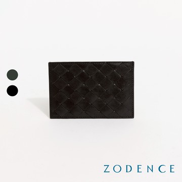 ZODENCE CRAFTZEAL進口真皮中性編織卡片夾