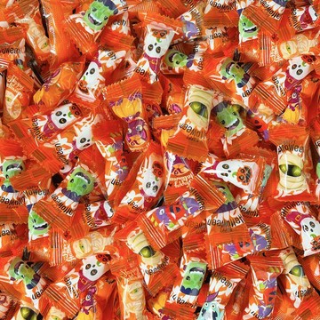 在台 *出貨🍬 🎃萬聖節 糖果 🍬  交互禮 伴手禮🌺萬聖節夾心巧克力豆散裝創意麥麗素白巧克力豆高顏值零食年貨批