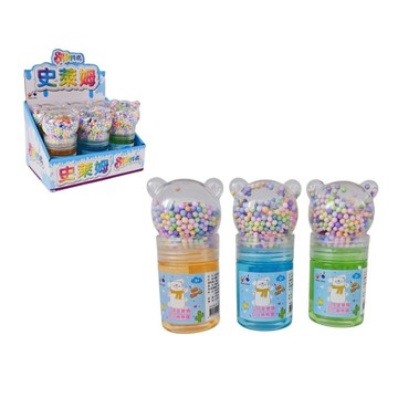 公仔史萊姆DIY熊熊罐