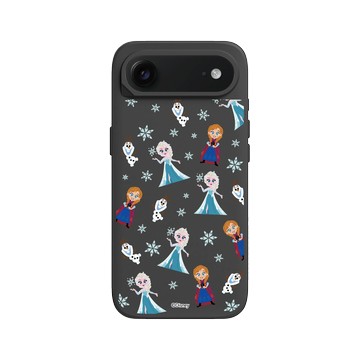 iPhone Air SolidX 黑 - 迪士尼-公主系列 Disney Princess - 冰雪奇緣 - 角色集合