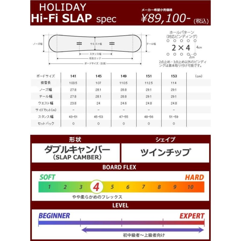 22-23 HOLIDAY/ホリデー Hi-Fi SLAP ハイファイスラップ メンズ