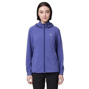 【Wildland 荒野】彈性冰絲涼感抗UV機能外套 0B21921-80 藍紫色