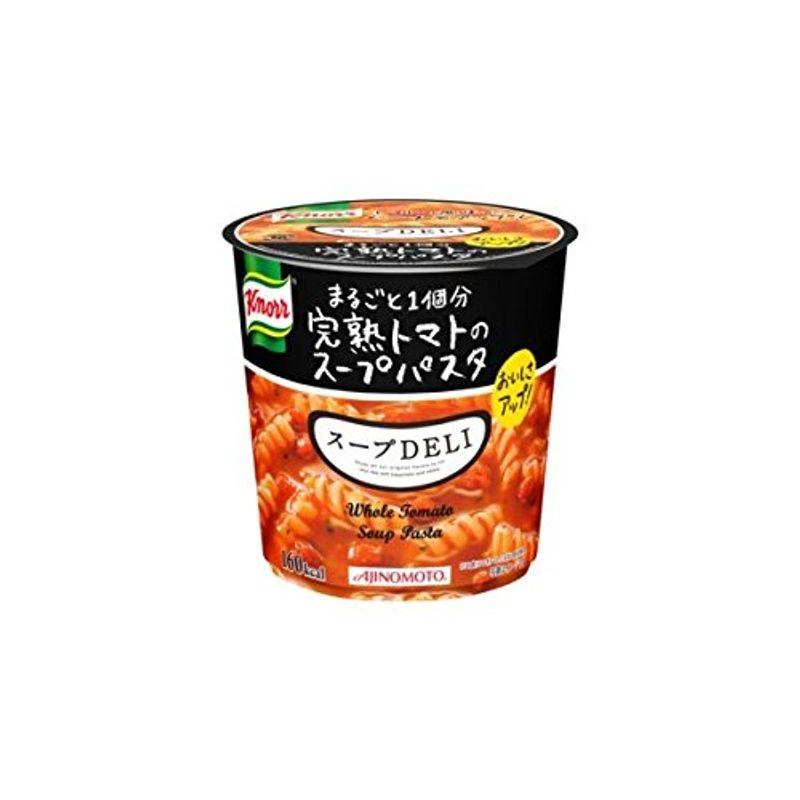 味の素 クノール スープDELI 完熟トマトのスープパスタ 41.9g×18カップ (6カップ×3ケース)