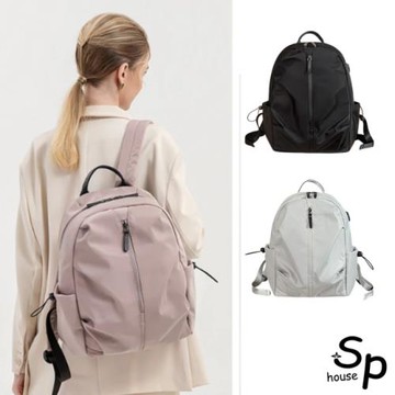 Sp house 輕時尚優雅牛津布雙肩手提女用後背包(2款3色可選)