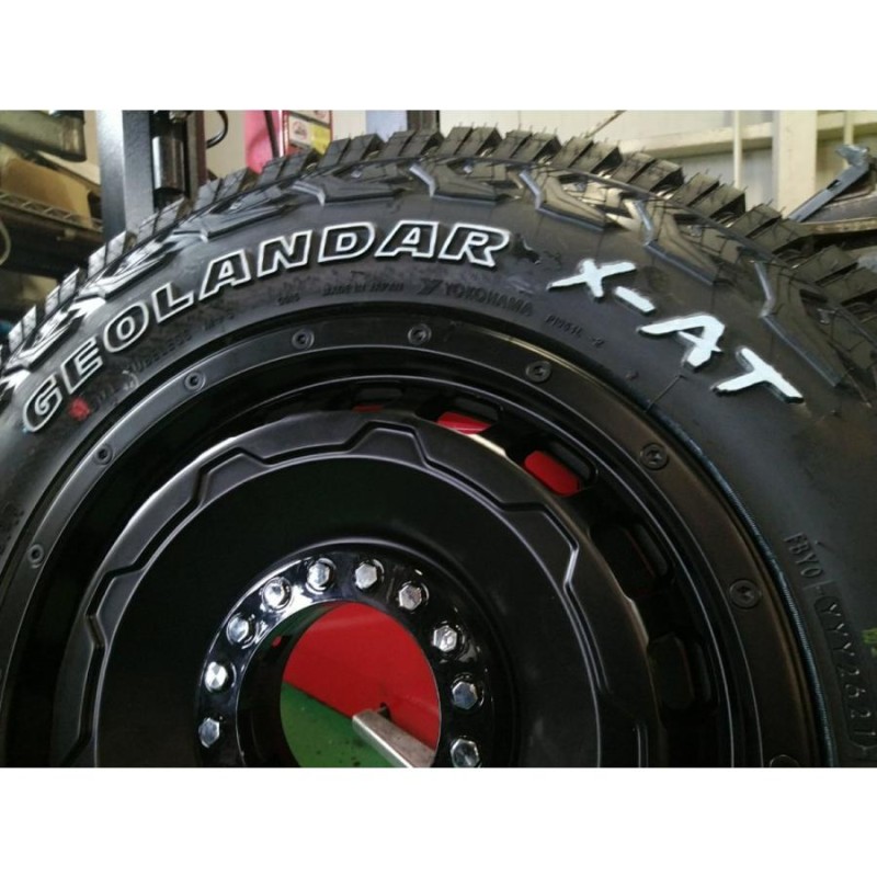 サマータイヤ ヨコハマ ジオランダー X-AT 195R16 ジムニー JA12 JA11 新品タイヤホイール4本セット 16インチ SwaGGer  | LINEショッピング