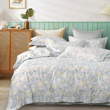 (雙人/加大) / 吸濕排汗萊賽爾兩用被床包組 / 雛菊戀語 / 網路限定 / DON