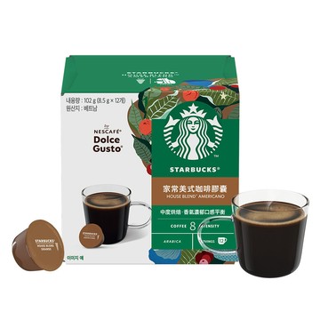 STARBUCKS 家常美式咖啡膠囊12顆入 (適用於多趣酷思膠囊咖啡機)