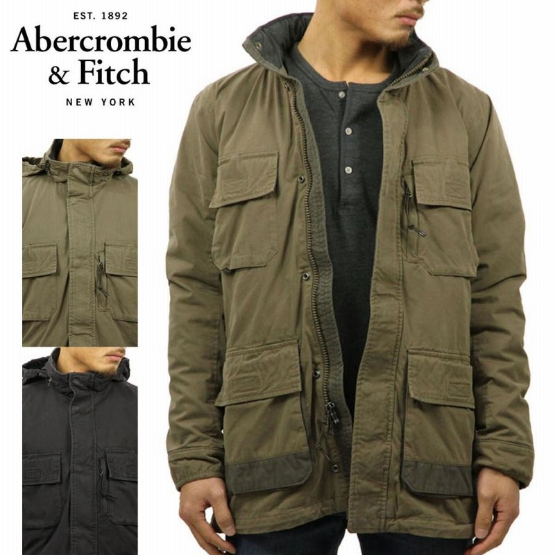 アバクロ メンズ Abercrombie＆Fitch 正規品 アウター フード付き