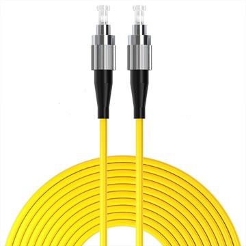 山澤 工程電信級FC-FC單模單芯光纖跳線 15M