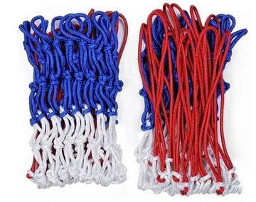 三色籃網 籃球框網 籃網 一組2個【大自在運動休閒精品店】