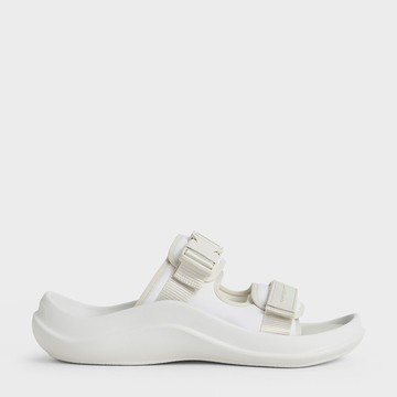 運動風雙帶拖鞋