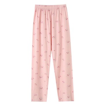 中老年女士睡褲長褲夏季薄款純棉女睡褲居家女睡褲寬松女睡褲全棉