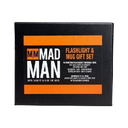 Mad Man I am the Oldest I Make the Rules Mug and Flashlight Gift Set