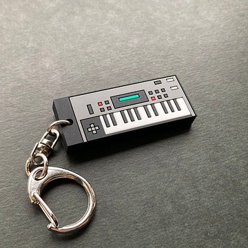 [鑰匙扣] Synth Rubber Keychain / 04: PCM SYNTHESIZER