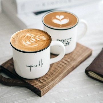 設計師馬克杯精神標語 琺瑯馬克杯 琺瑯杯 陶瓷琺瑯杯