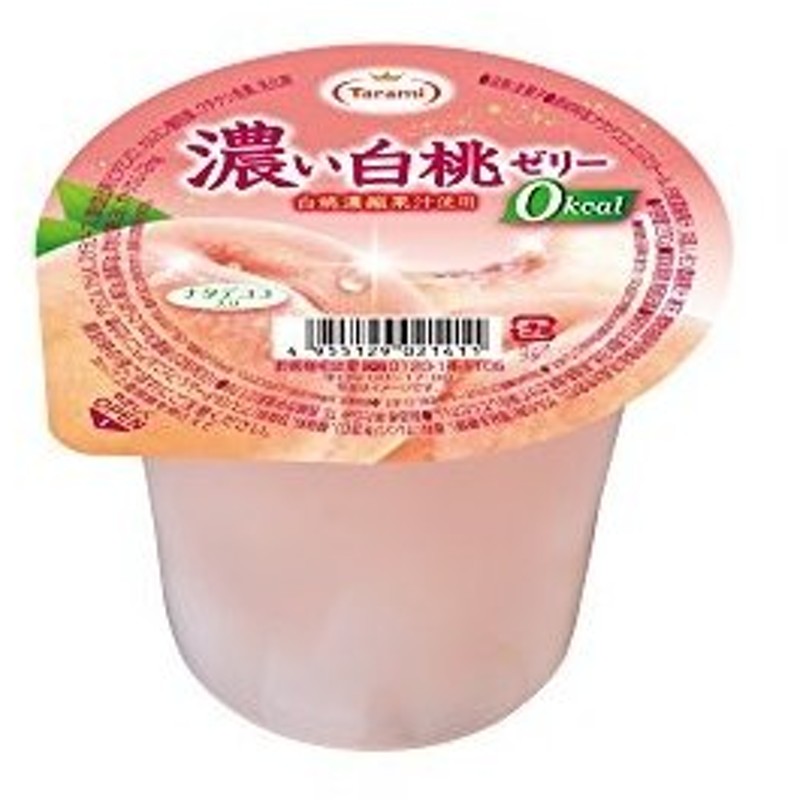 たらみ 濃い白桃蒟蒻ゼリー0kcal 12個