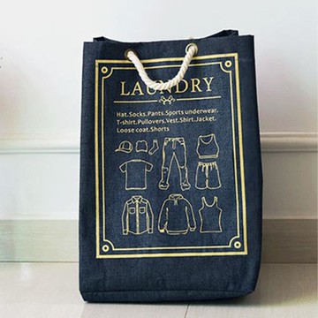 E.City_牛仔風多功能加厚收納購物提袋