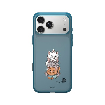 iPhone 17 Pro Max Clear (相機按鈕) 夜幕藍 - 迪士尼-經典系列 Disney Classics - 貓兒歷險記 Les Aristochats - Marie, Berlioz et Toulouse