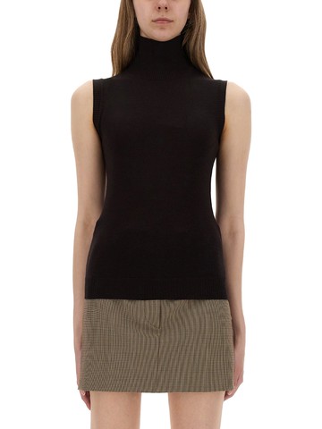 sportmax sleeveless "vertigo" jersey