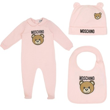 Moschino Kids 嬰幼兒泰迪熊禮盒三件組