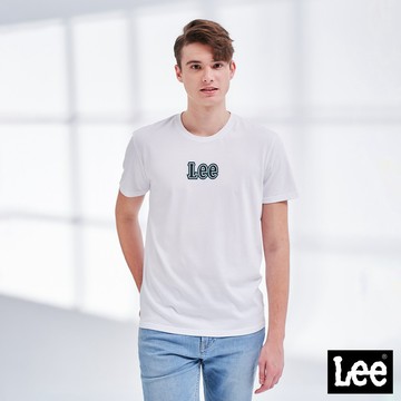 Lee 立體小Logo短袖T恤 男 Modern 經典白LL210157K14