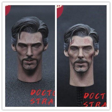 JUST A TOY 1/6兵人 冥想系列第一款 奇異博士頭雕 閉眼博士