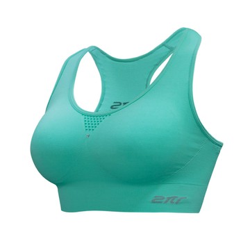 【2PIR】女款透氣支撐運動背心-水鑽限量款 湖水綠