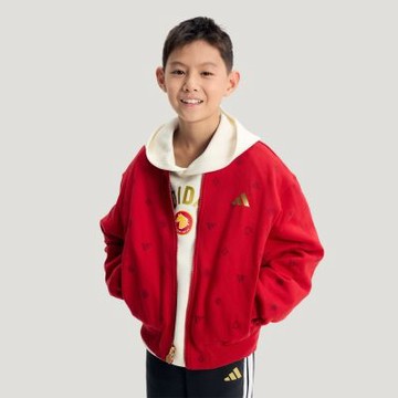 【adidas 愛迪達】 SPORTSWEAR 雙面外套 童裝 KG5925