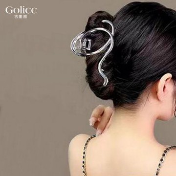 Gulicc 韓版 大海浪 抓夾 金屬夾(髮飾 頭飾 髮夾 抓夾 髮圈 韓國 生日禮物 雙11 聖誕節)