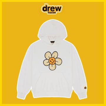 過驗品質Drew House比伯同款笑臉雛菊印花男女情侶美潮牌衛衣帽衫