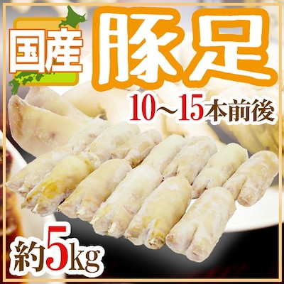 国産 豚足 10-15本前後 約5kg テビチ